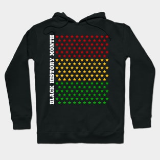 black history month star flag Hoodie